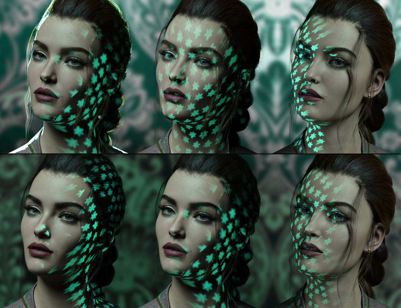 Metallic Gel Portrait Lighting for Iray by: ForbiddenWhispers, 3D Models by Daz 3D