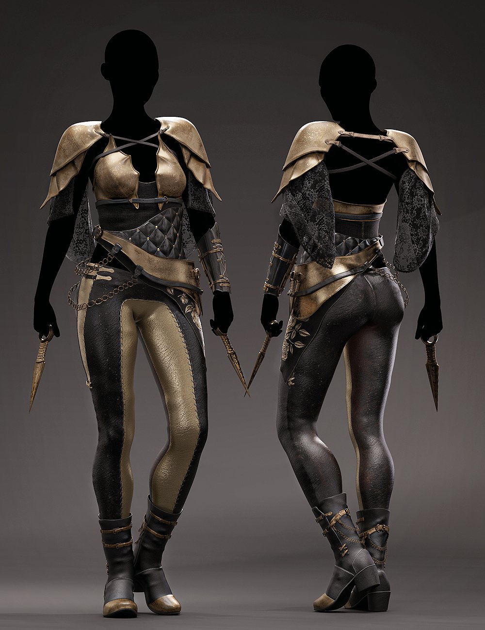 dForce Ashen Ward Textures dForce Ashen Ward Textures by: Moonscape GraphicsSade, 3D Models by Daz 3D