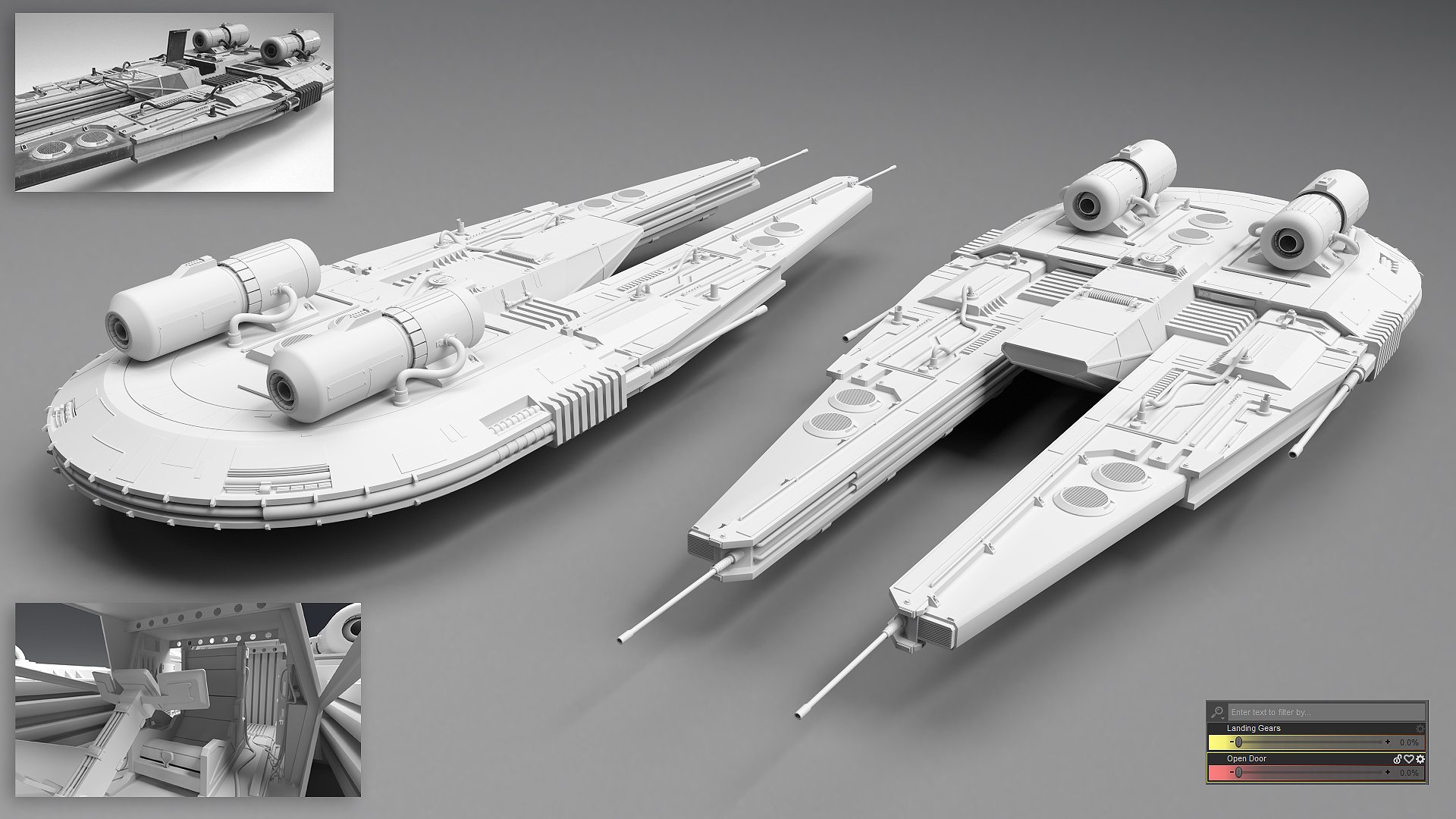 Starship R04 Starship R04 by: Mely3D, 3D Models by Daz 3D