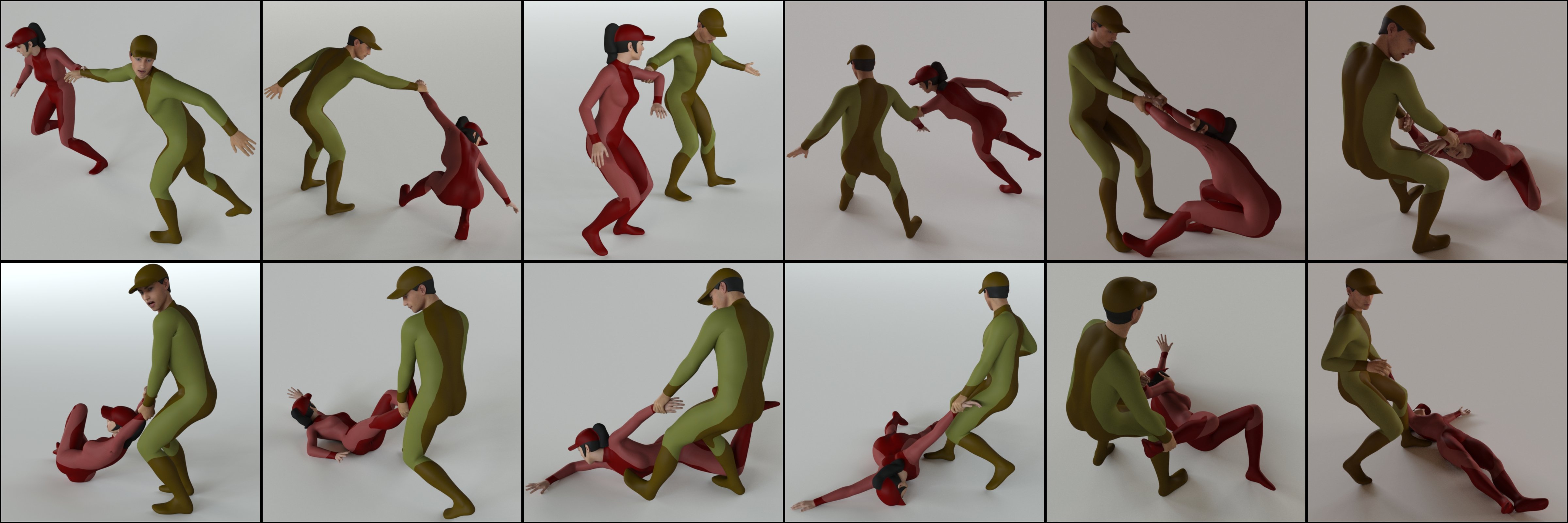 Dragging People Poses Volume 2 for Genesis 8 by: atrilliongames, 3D Models by Daz 3D