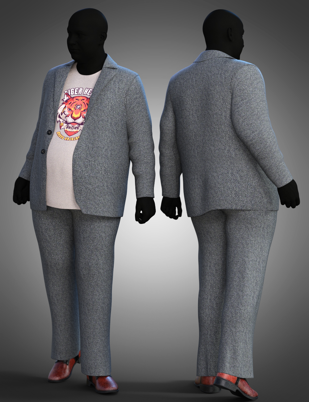 dForce Casual Suit Textures by: Moonscape GraphicsSade, 3D Models by Daz 3D