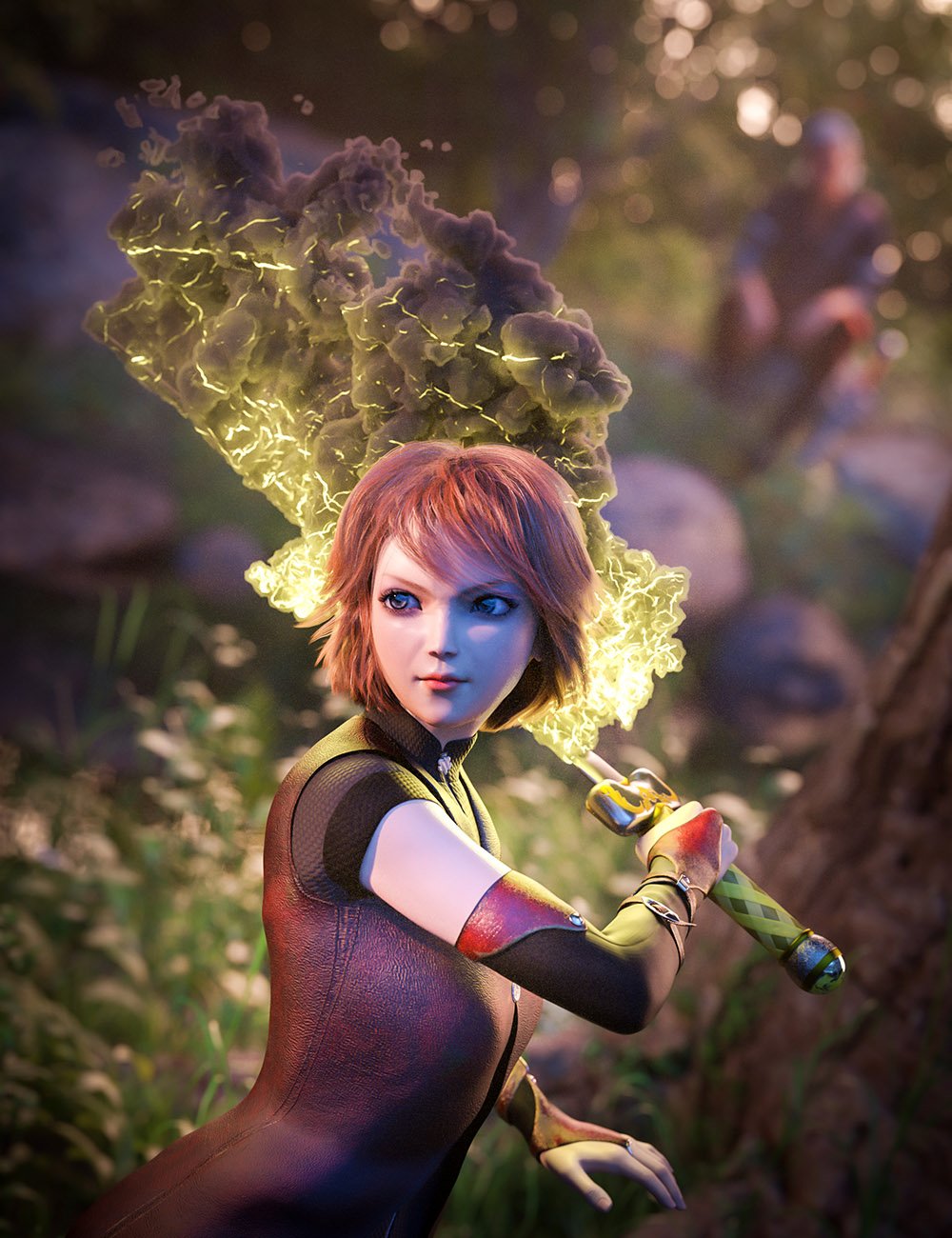 Pyromantix - Elemental Sword Materials Pyromantix - Elemental Sword Materials by: DimensionTheory, 3D Models by Daz 3D