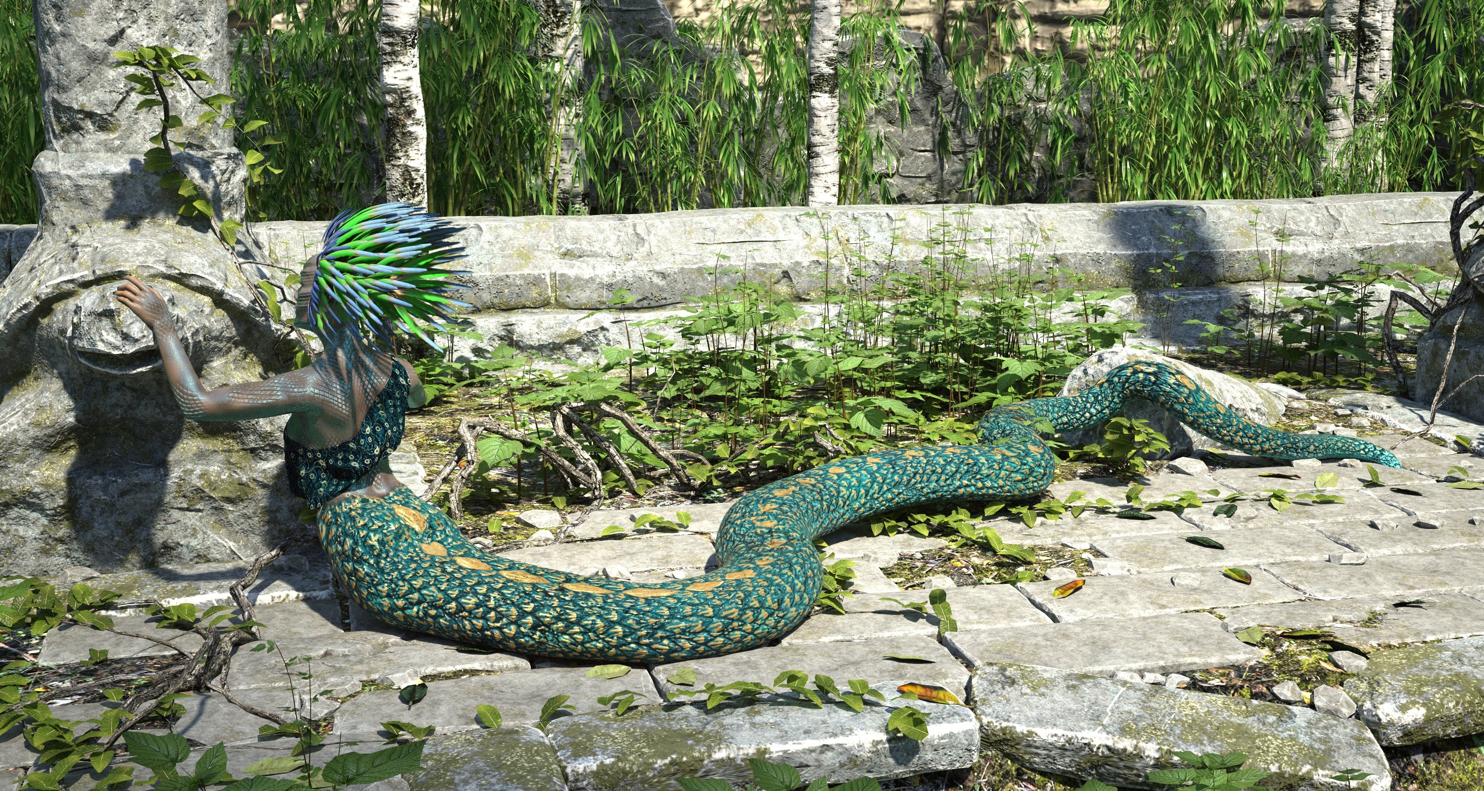 Lamia Mania - Textures for Lamia Tail and Clothes Lamia Mania - Textures for Lamia Tail and Clothes by: 3D-GHDesignSade, 3D Models by Daz 3D