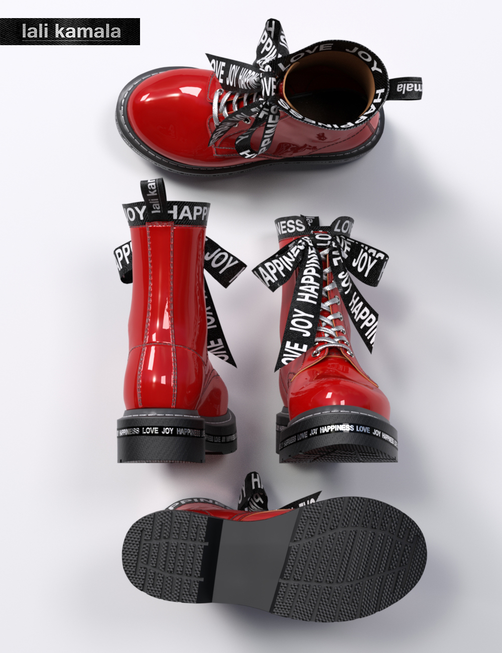 Lali's Boots for Genesis 8.1 Females by: Lali Kamala, 3D Models by Daz 3D