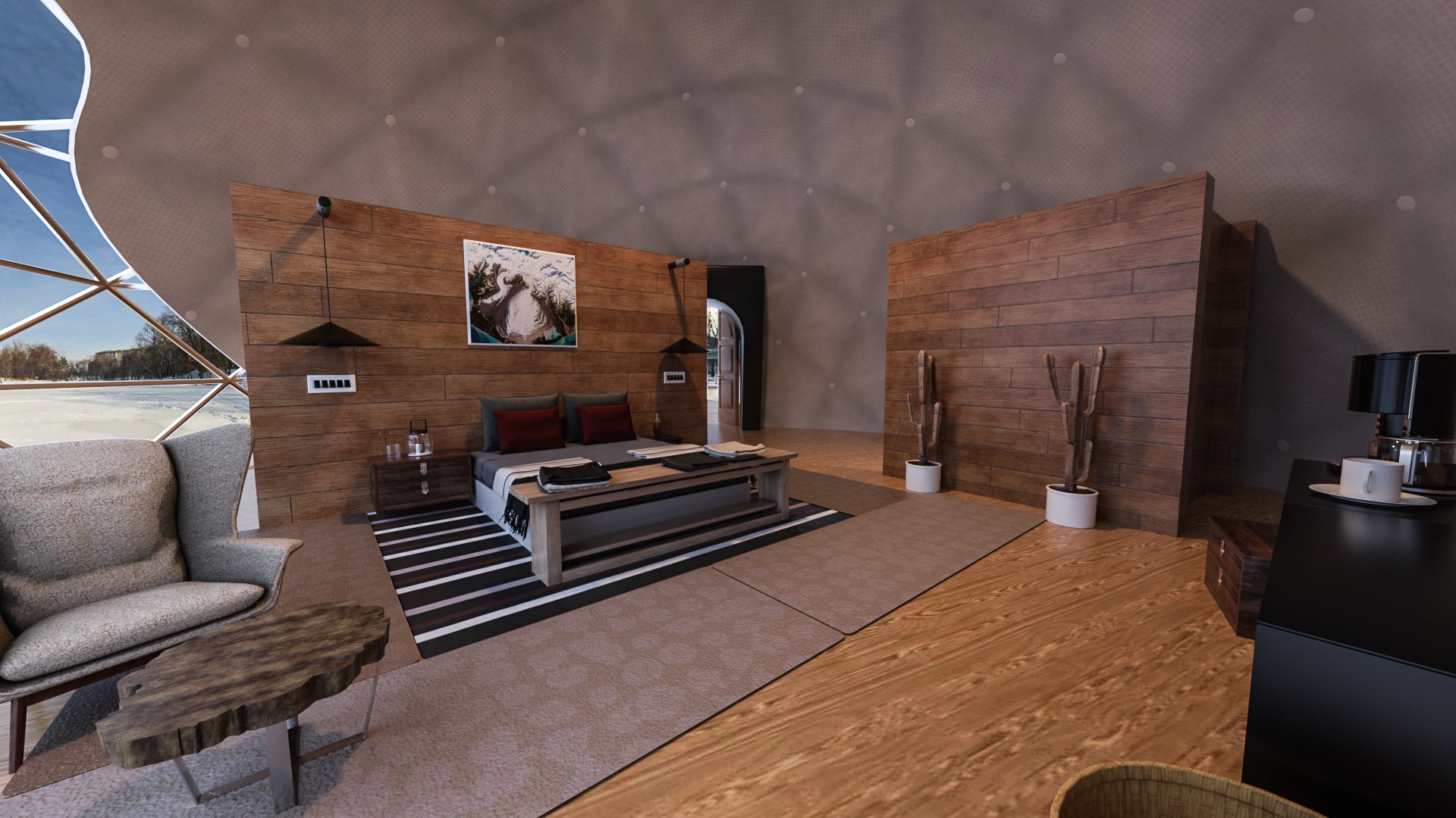 Getaway Dome Getaway Dome by: bituka3d, 3D Models by Daz 3D
