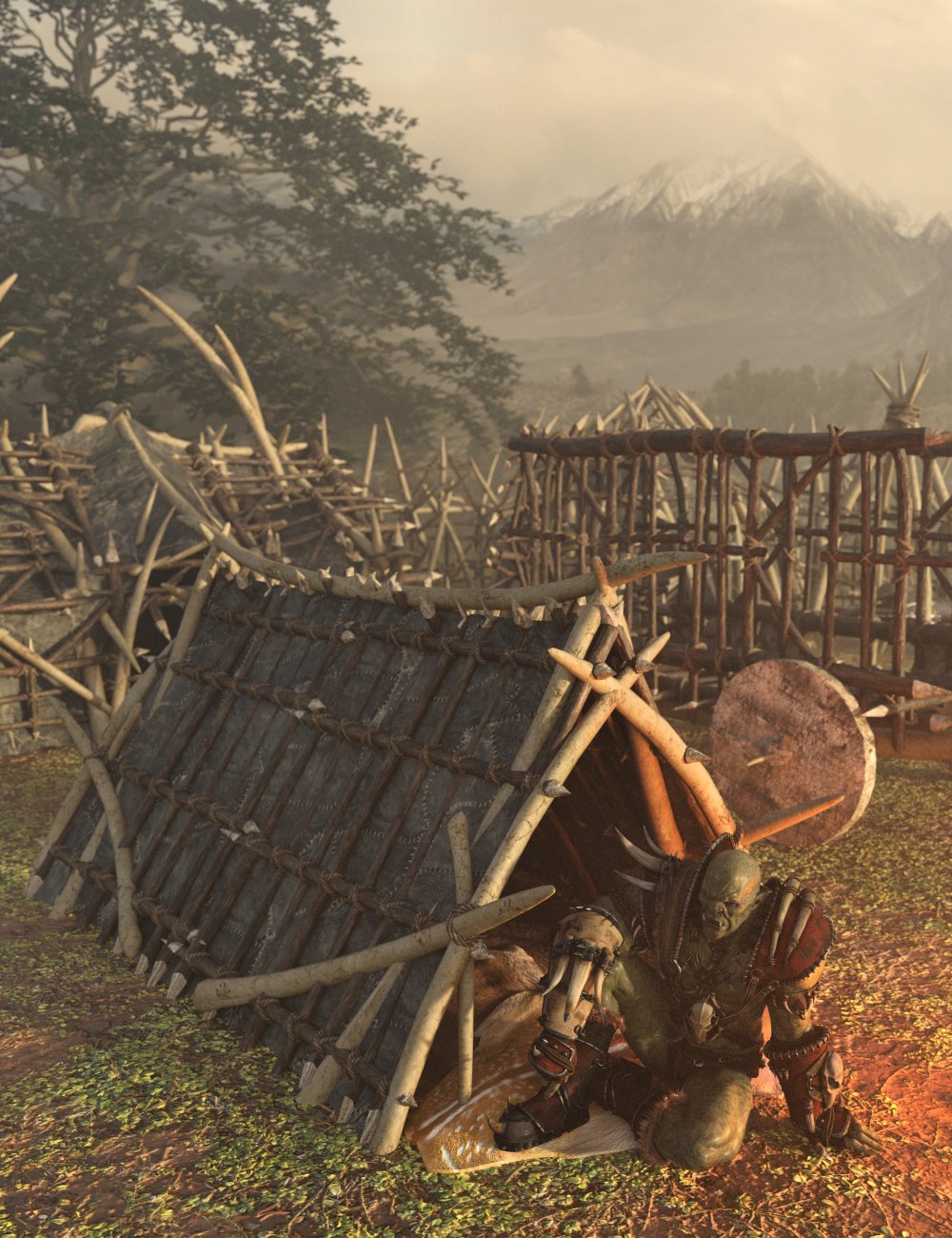 Orcish Camp 2 Orcish Camp 2 by: Enterables, 3D Models by Daz 3D