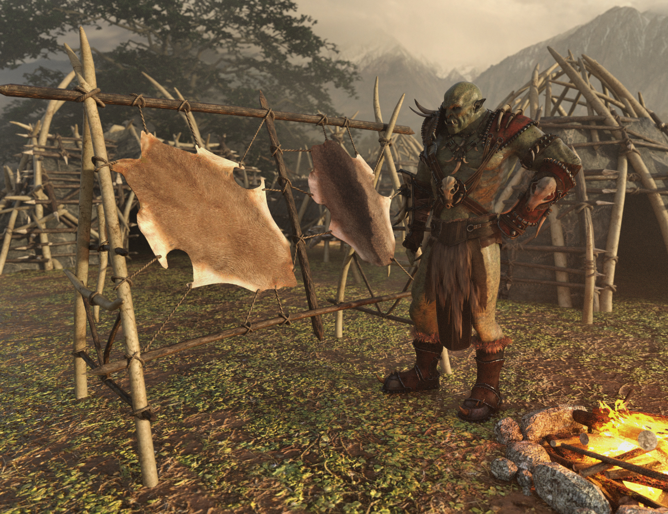 Orcish Camp 2 by: Enterables, 3D Models by Daz 3D