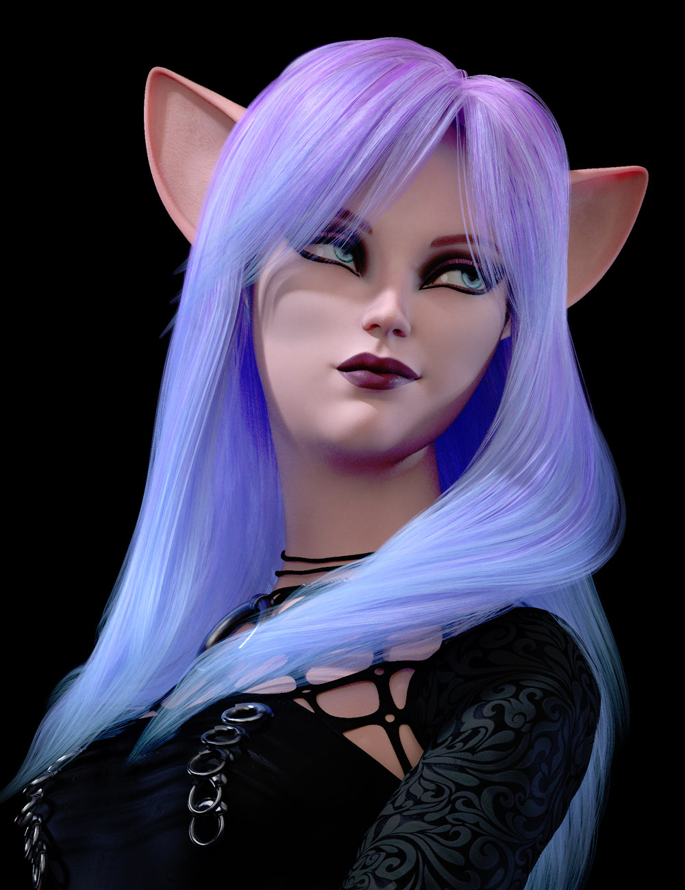 Kiko Hair for Genesis 8 and 8.1 Females Kiko Hair for Genesis 8 and 8.1 Females by: Lady Littlefox, 3D Models by Daz 3D
