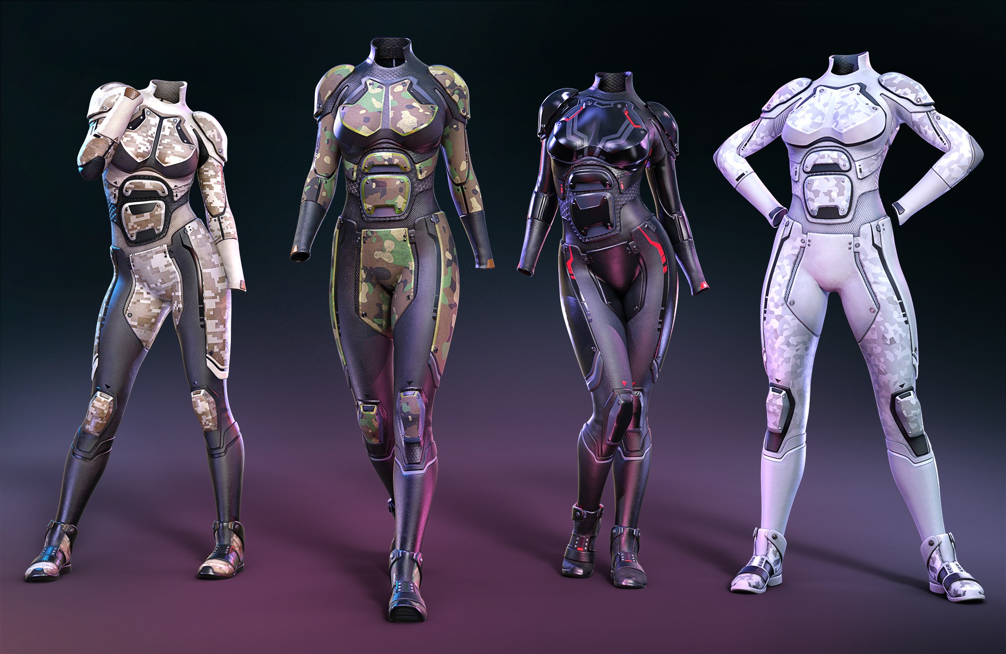 Omini Texture OMNI Suit for Genesis 8 and 8.1 Female Outfit Textures | Daz 3D