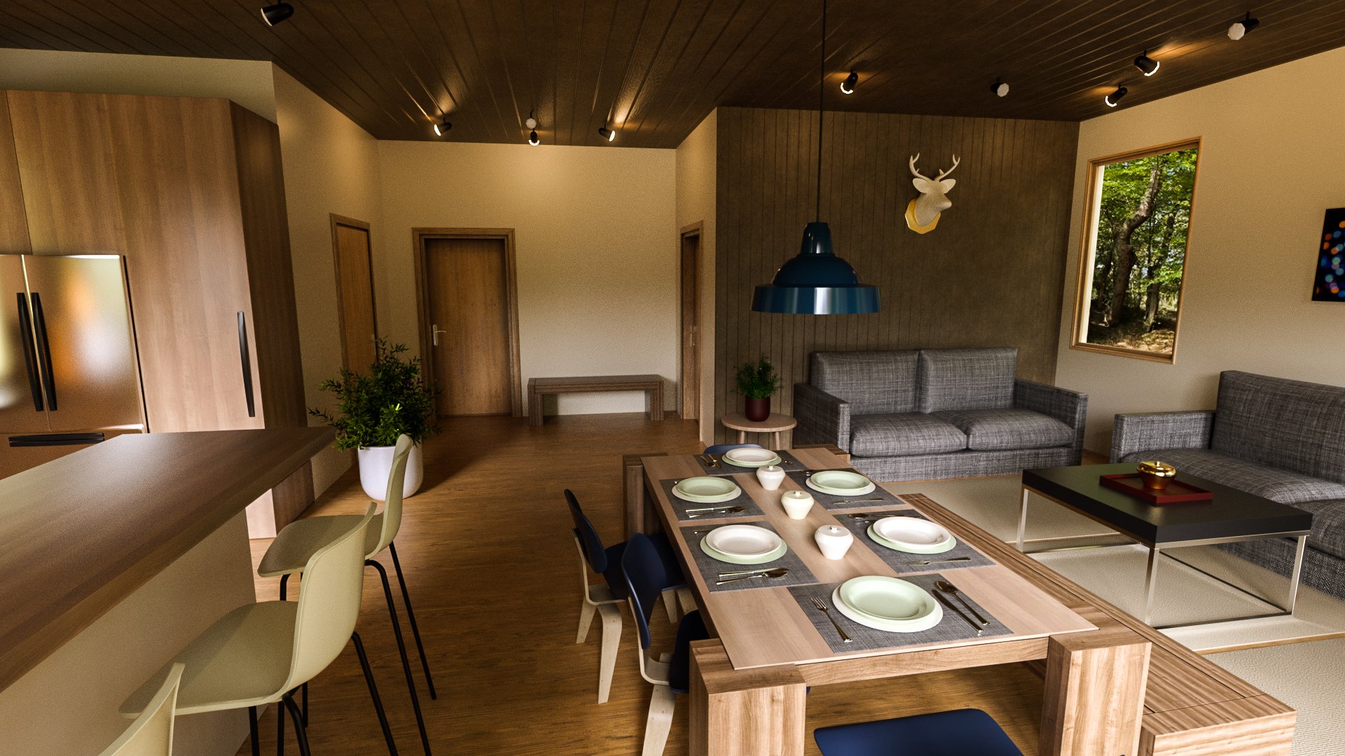 Prefab Cabin Prefab Cabin by: Tesla3dCorp, 3D Models by Daz 3D