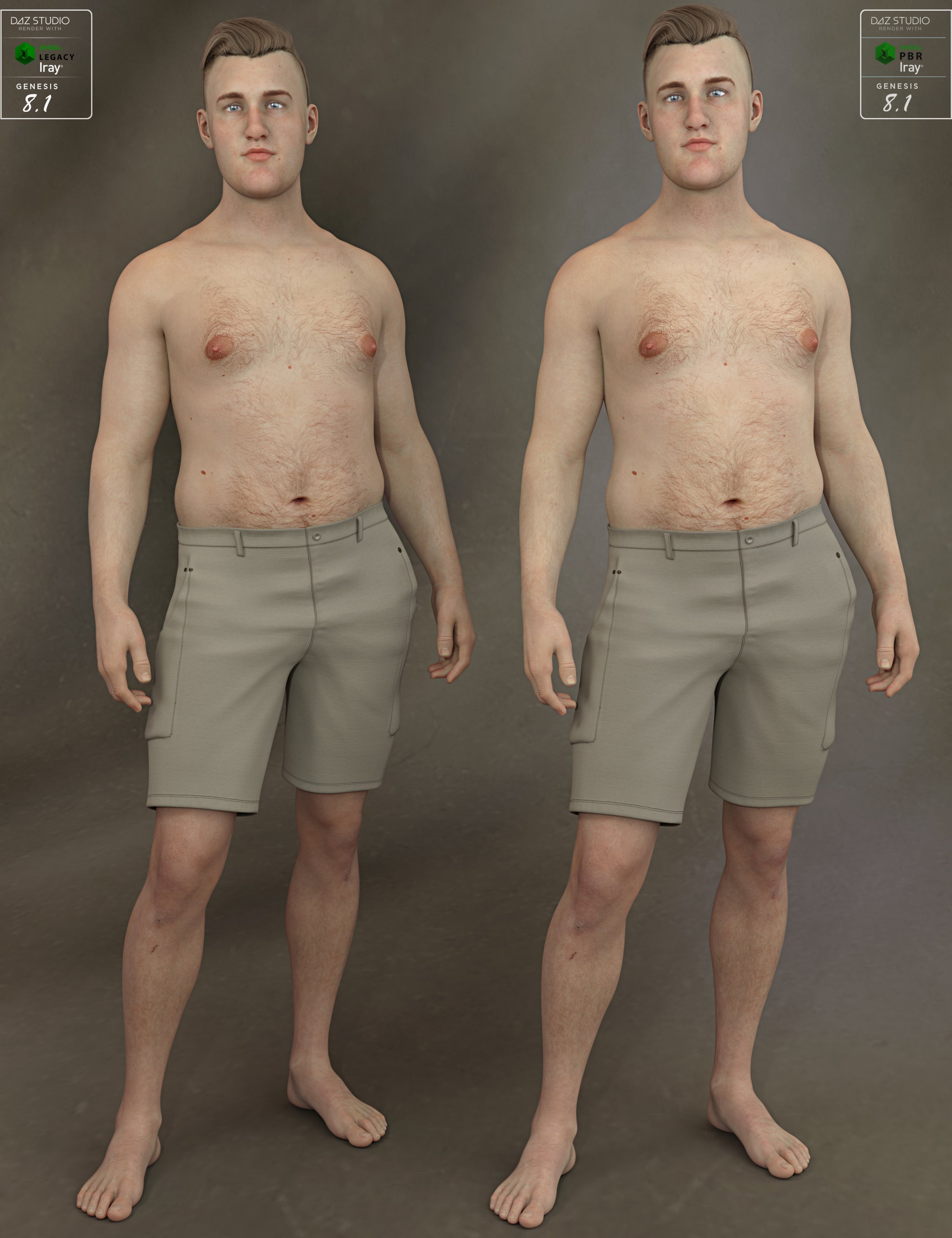 Tate HD for Genesis 8.1 Male and Fred 8.1 by: MorrisEmrys, 3D Models by Daz 3D
