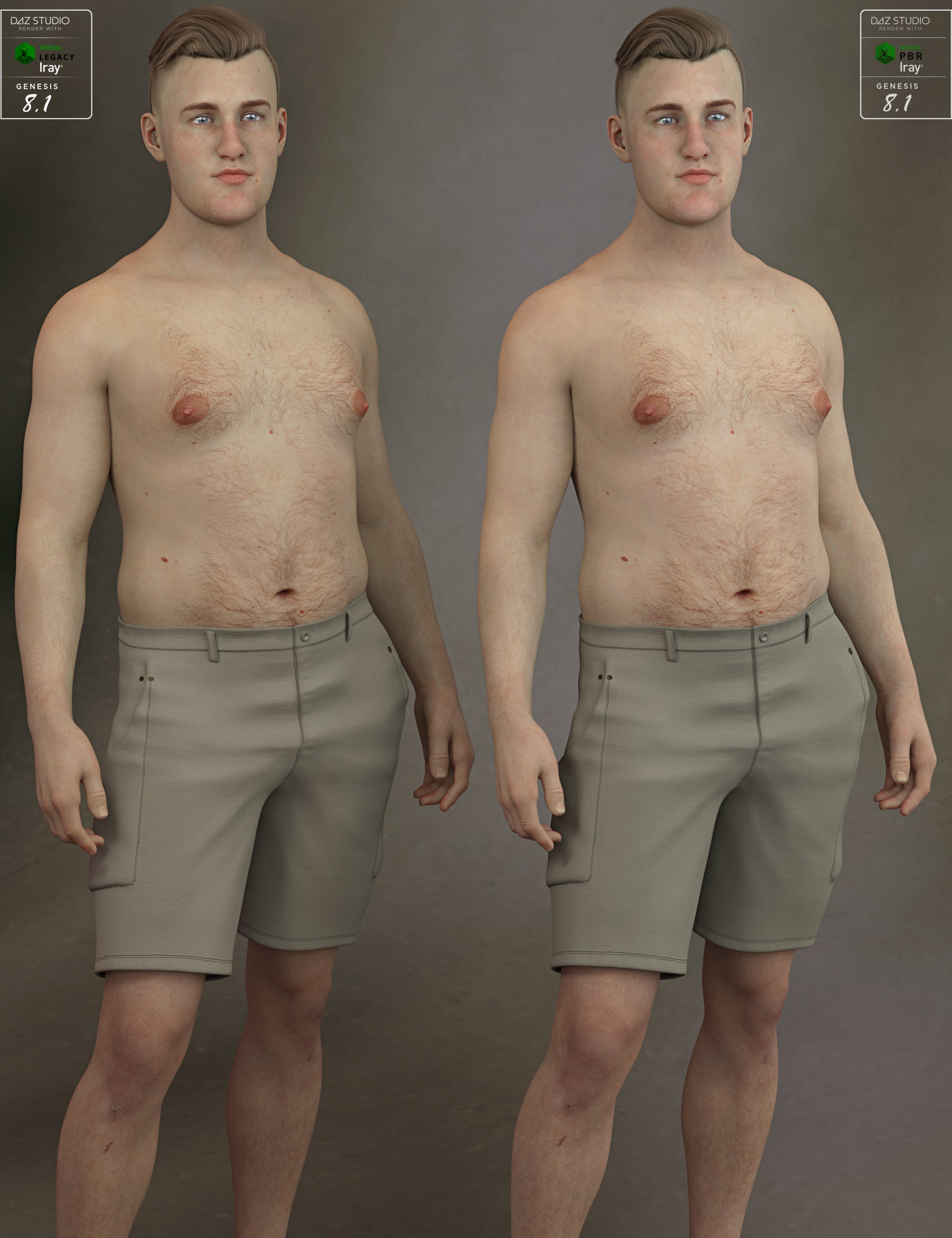Tate HD for Genesis 8.1 Male and Fred 8.1 by: MorrisEmrys, 3D Models by Daz 3D