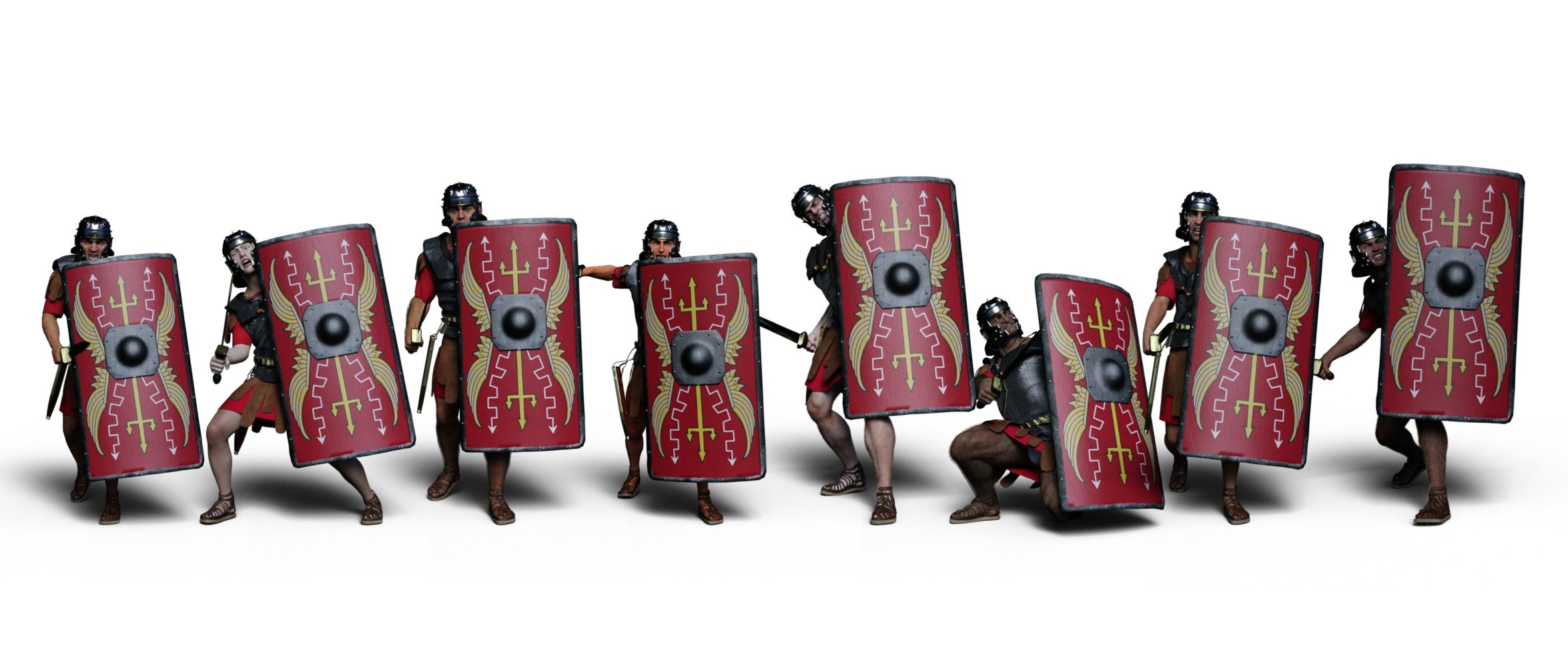 Now-Crowd Billboards - Roman Legionaries Fighting (Roman Legion Vol III ...