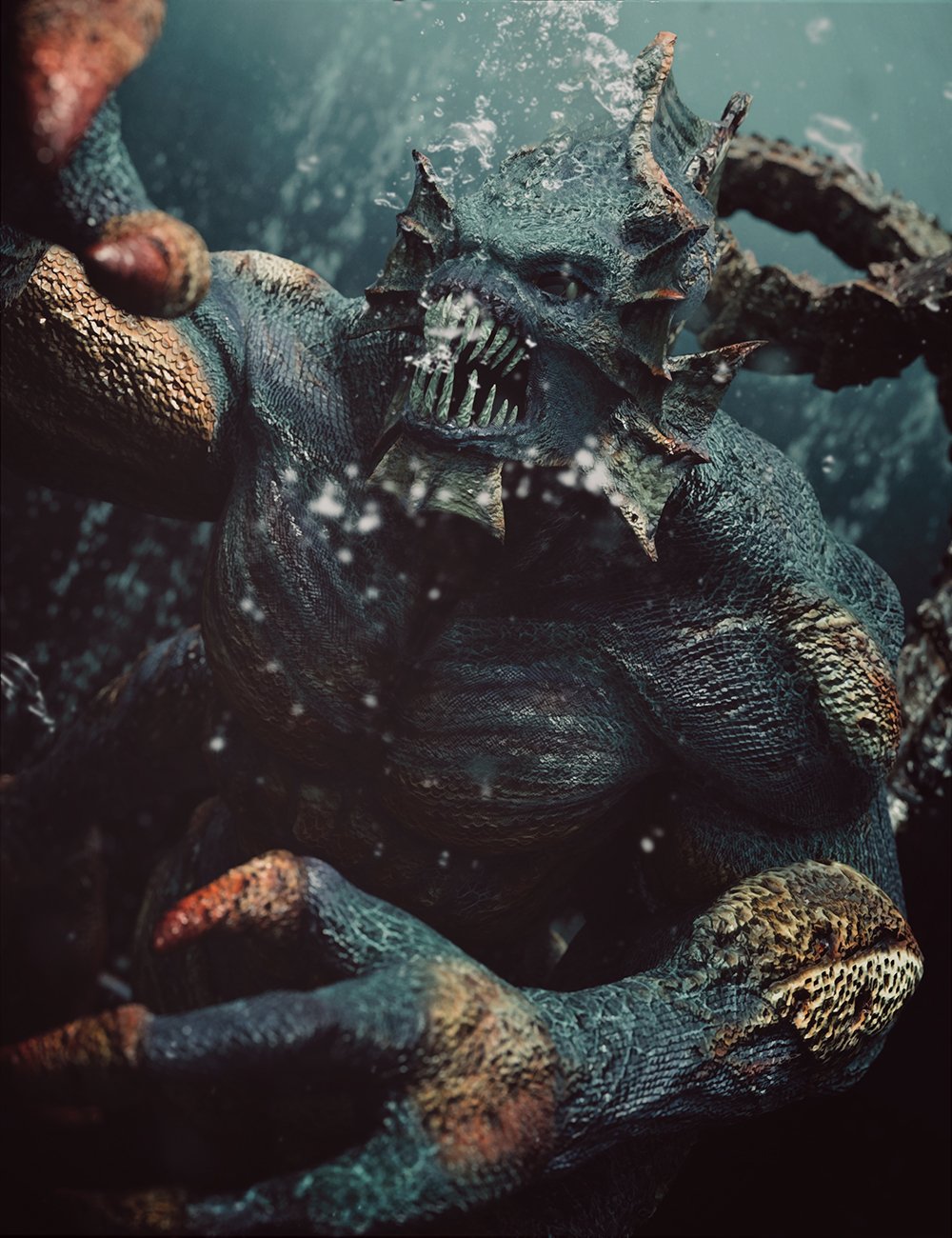 Lord of the Deep by: Sixus1 MediaSubSpeciesCreations, 3D Models by Daz 3D