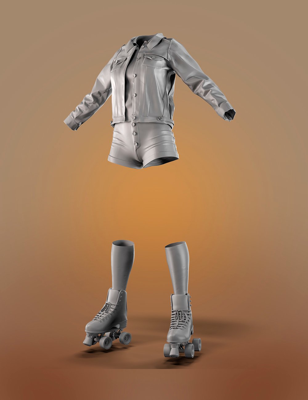 AJC Boogie Roller Girl Outfit and Boombox for Genesis 8 and 8.1 Females AJC Boogie Roller Girl Outfit and Boombox for Genesis 8 and 8.1 Females by: adeilsonjc, 3D Models by Daz 3D