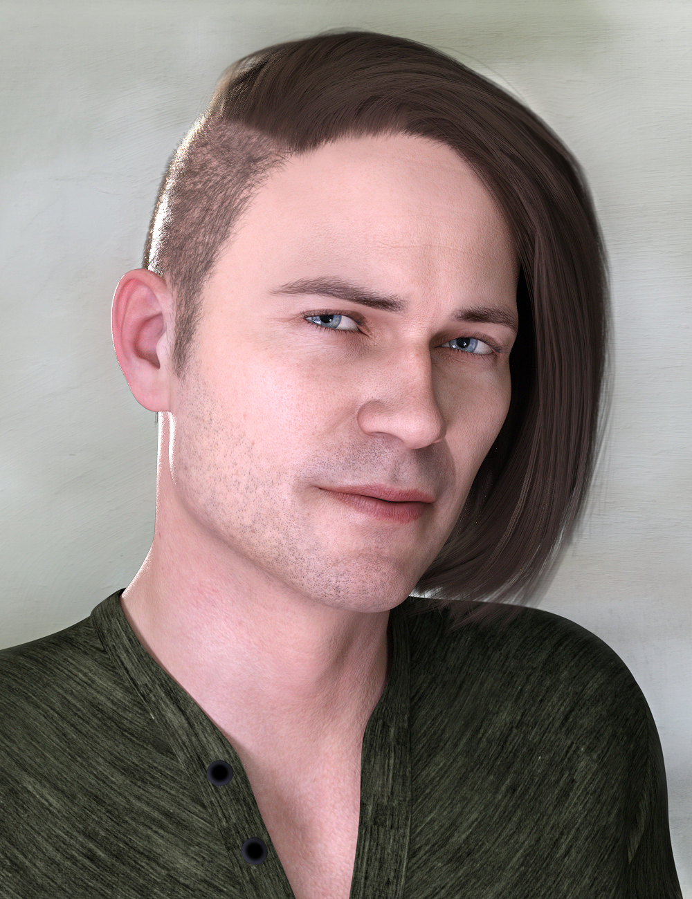 Derrik Hair for Genesis 8 Males by: Propschick, 3D Models by Daz 3D