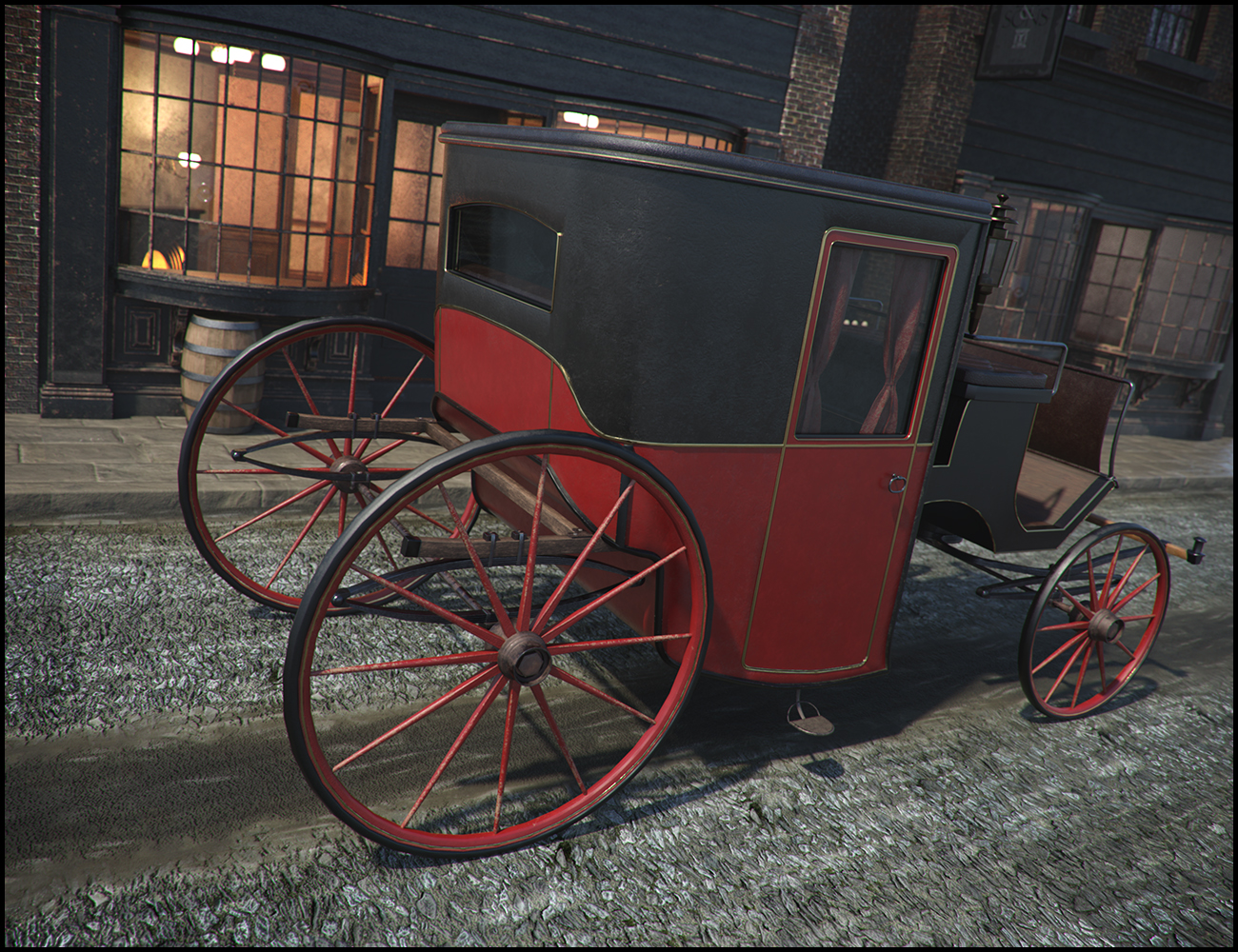 Vintage Carriages 2 - Brougham & Omnibus Vintage Carriages 2 - Brougham & Omnibus by: , 3D Models by Daz 3D