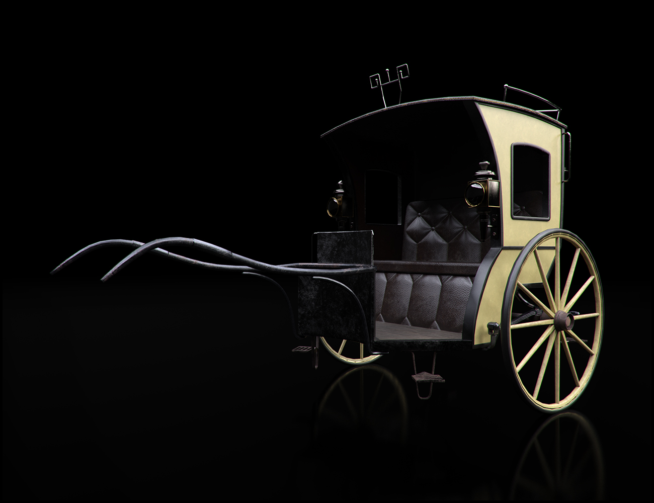 Vintage Carriages 3 - Hansom Cab Vintage Carriages 3 - Hansom Cab by: , 3D Models by Daz 3D