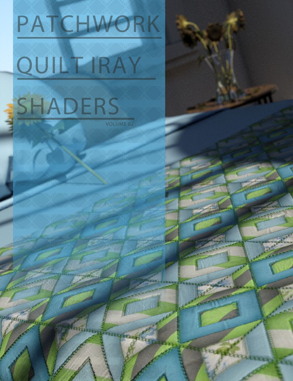 Patchwork Quilt Iray Shaders Vol 2 Patchwork Quilt Iray Shaders Vol 2 by: ForbiddenWhispers, 3D Models by Daz 3D