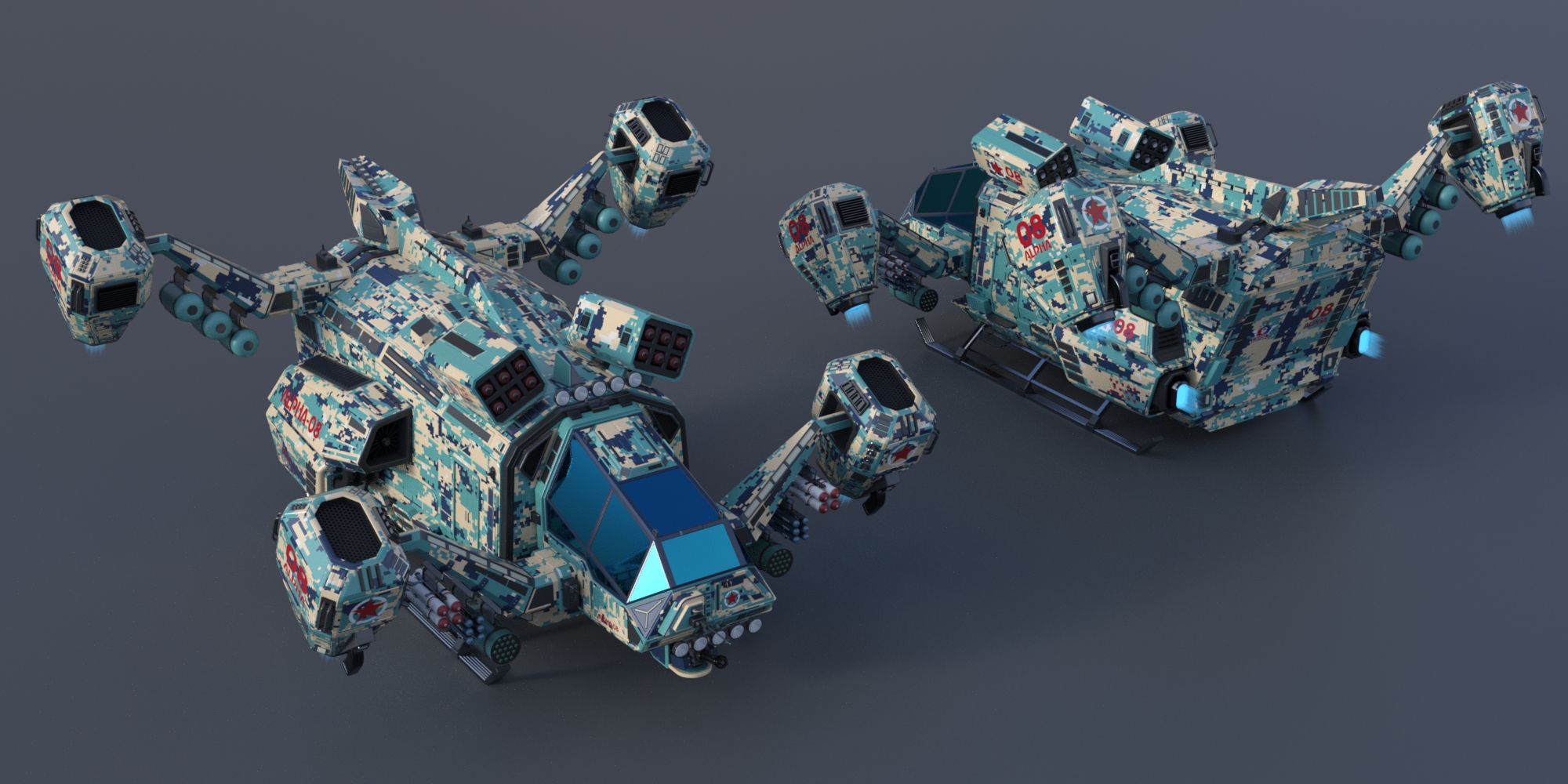 MIL Dropship Weapon Pack MIL Dropship Weapon Pack by: FToRi, 3D Models by Daz 3D