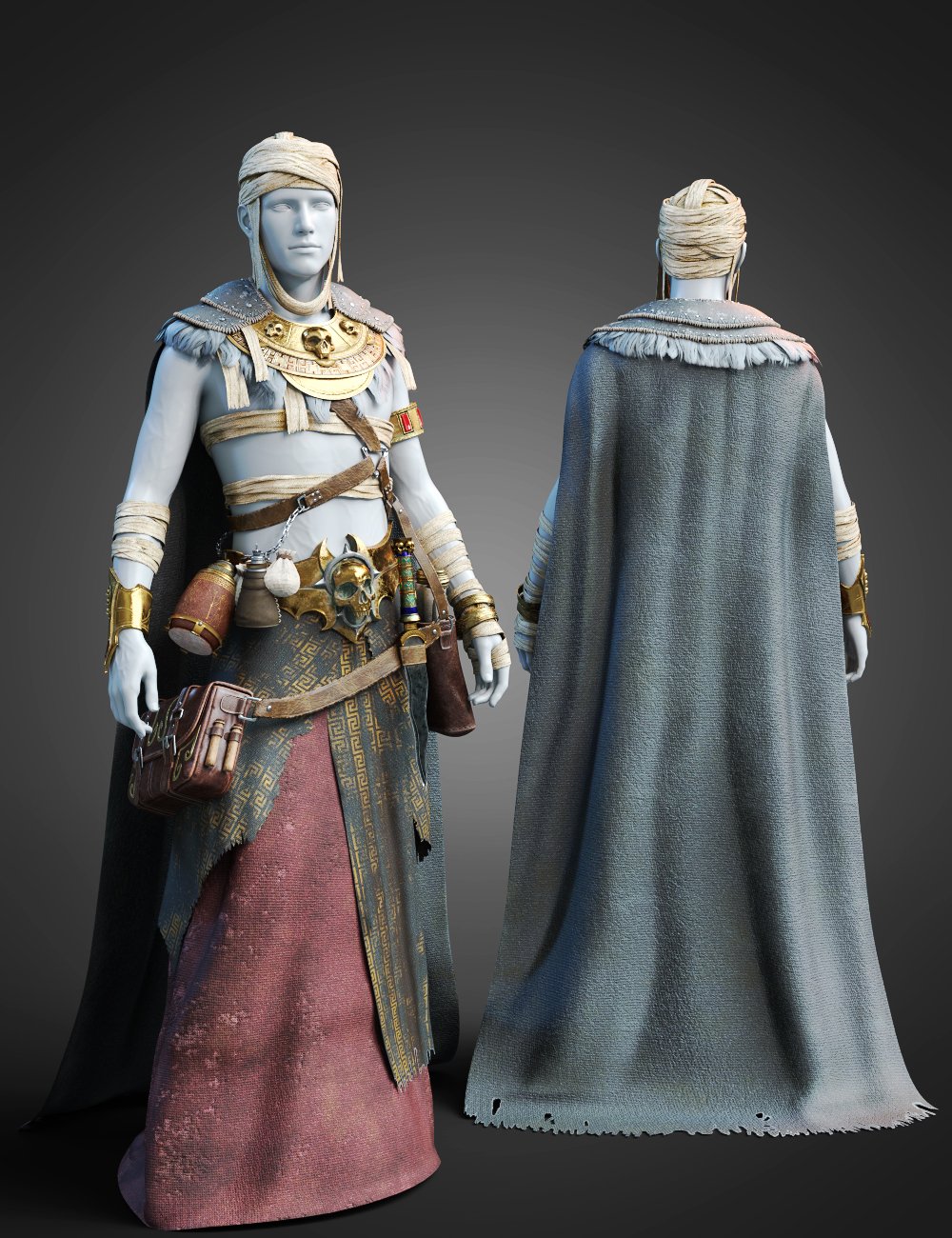 dForce Necromancer Outfit for Genesis 8.1 Male dForce Necromancer Outfit for Genesis 8.1 Male by: ThreeDigital, 3D Models by Daz 3D