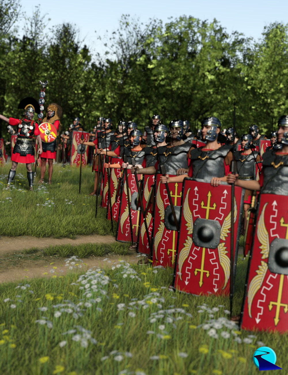 Now-Crowd Billboards - Roman Legionaries Standing (Roman Legion Vol VIII)
