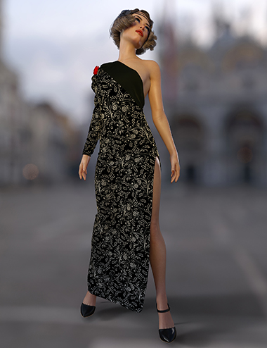 dForce Lauren Outfit for Genesis 8 and 8.1 Females by: Nelmi, 3D Models by Daz 3D