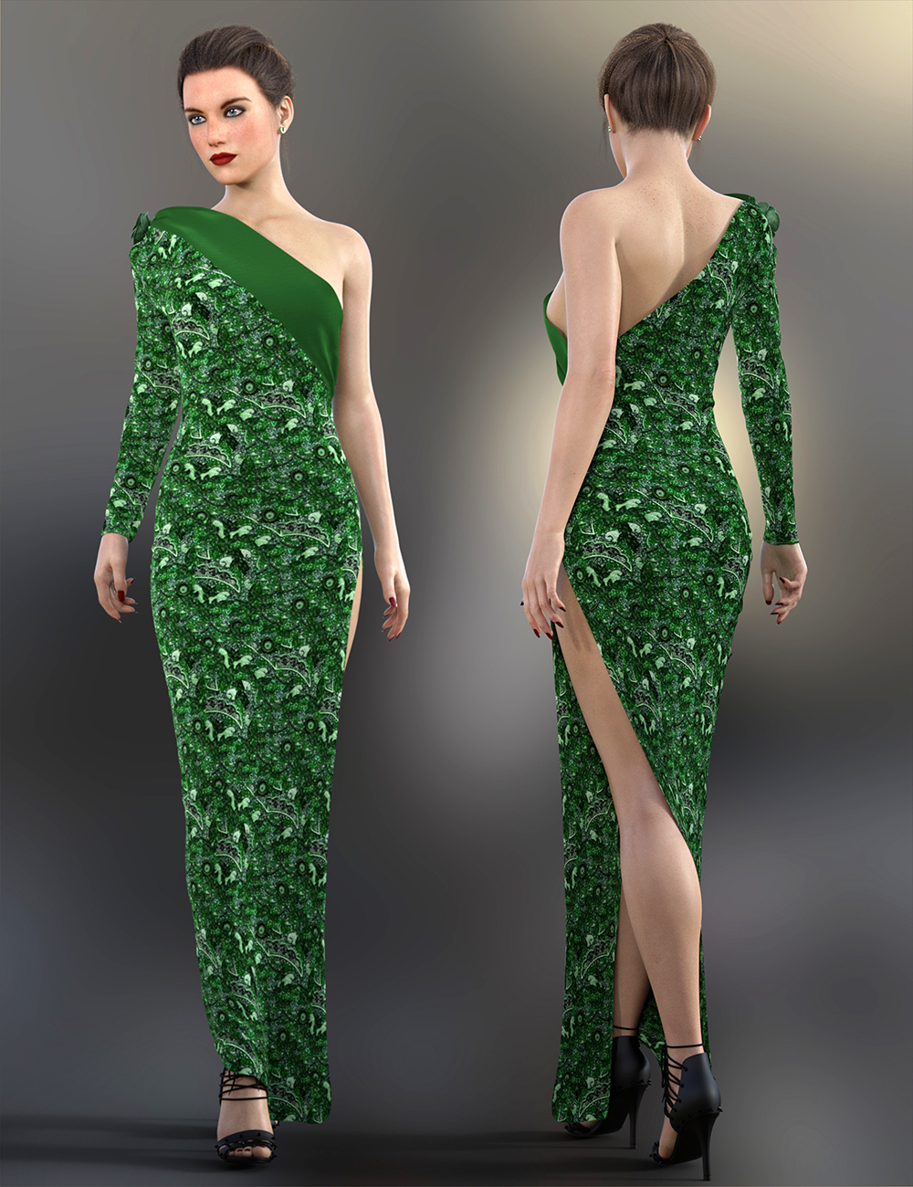 dForce Lauren Outfit for Genesis 8 and 8.1 Females by: Nelmi, 3D Models by Daz 3D