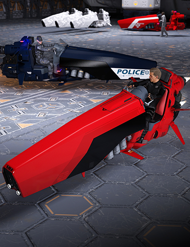 Multirole Speeder Multirole Speeder by: Porsimo, 3D Models by Daz 3D