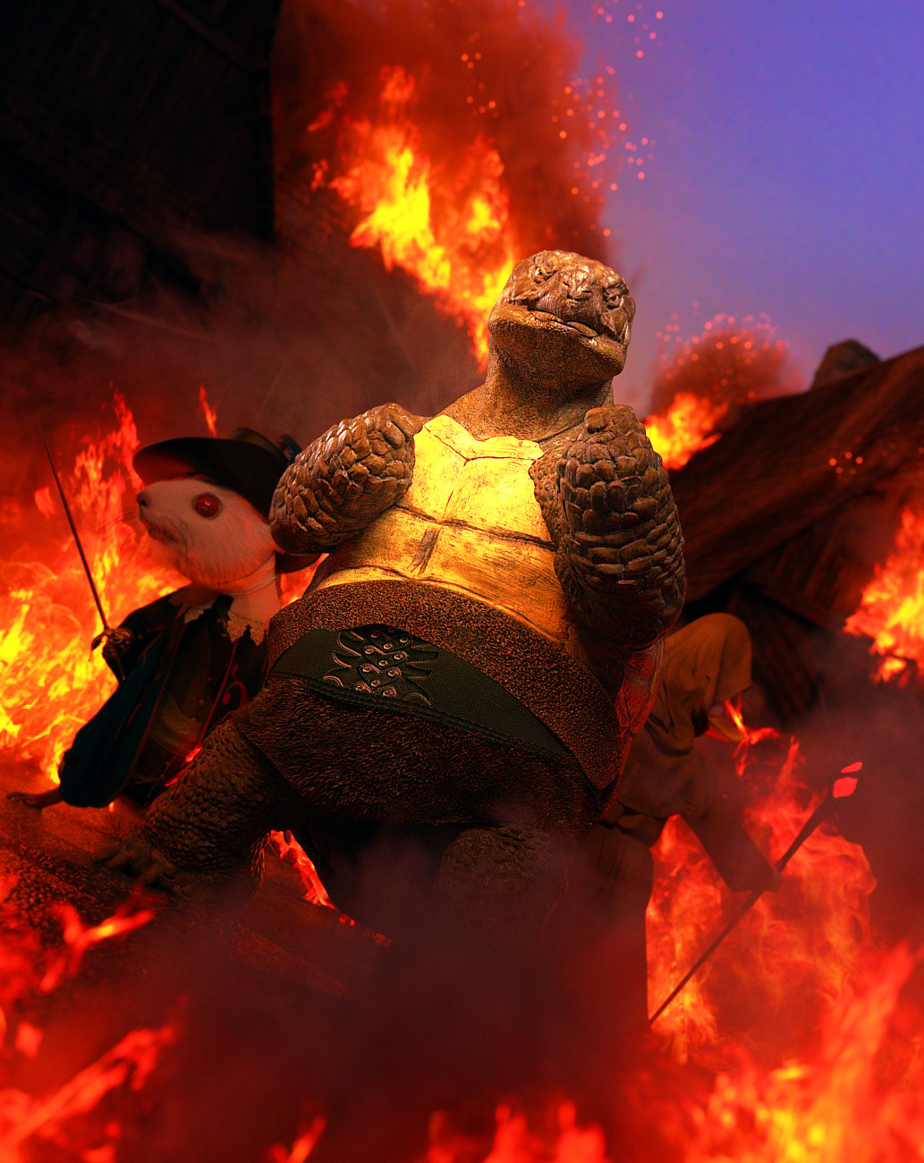 Storybook Turtle HD for Genesis 8.1 Males by: JoeQuick, 3D Models by Daz 3D