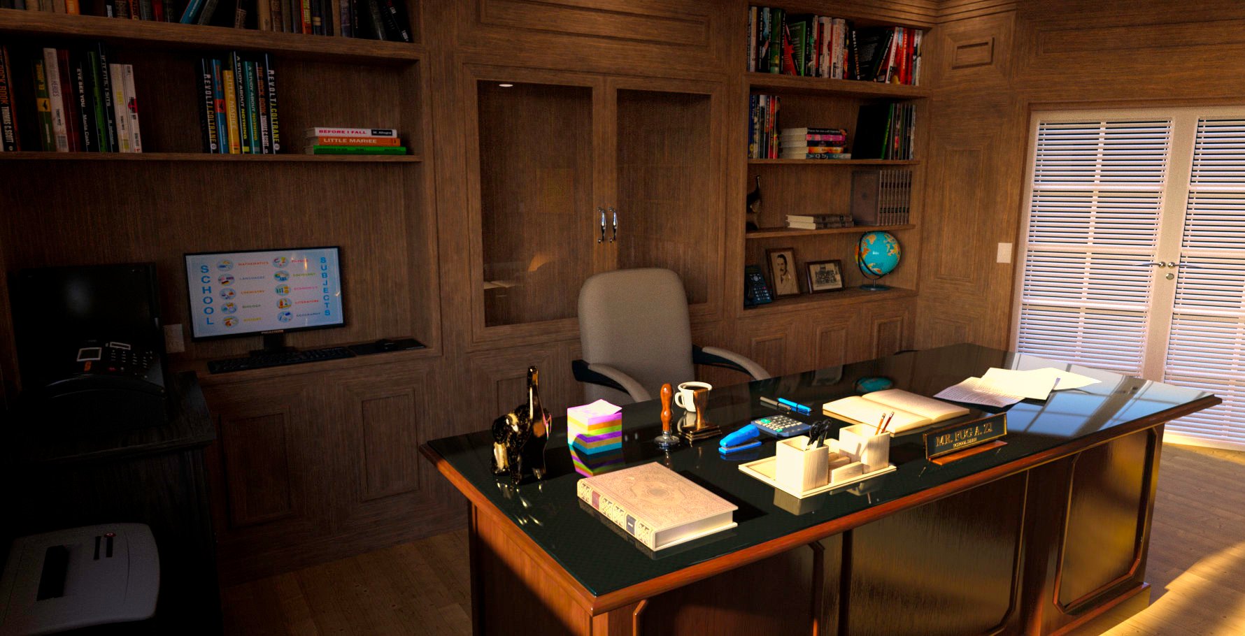 FG Modern Dean's Office | Daz 3D