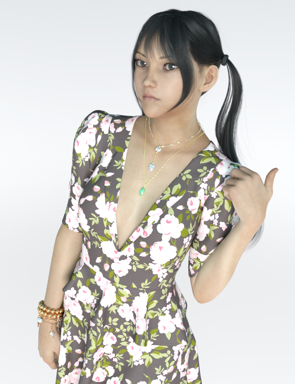 Chiyoko for Genesis 8 Female by: Warloc, 3D Models by Daz 3D