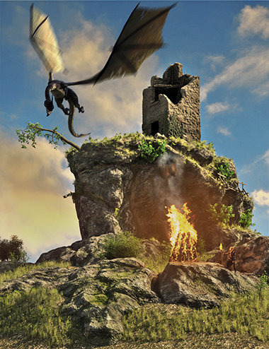 Ruined Tower by: Predatron, 3D Models by Daz 3D