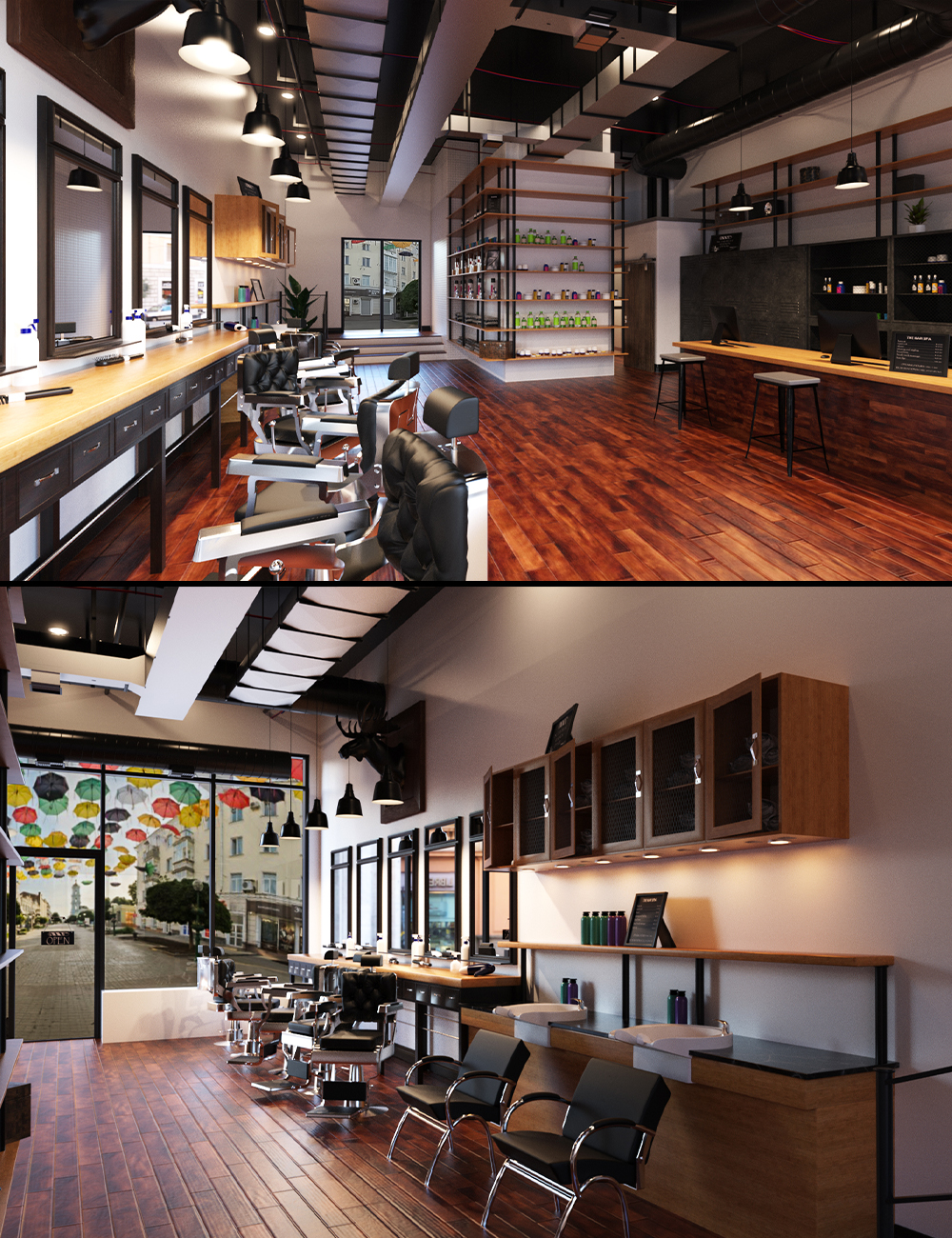 TS Barber Shop by: Tesla3dCorp, 3D Models by Daz 3D