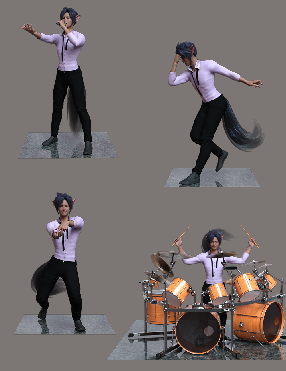 He is a Star Hierarchical Poses for Kota 8.1 He is a Star Hierarchical Poses for Kota 8.1 by: Ensary, 3D Models by Daz 3D