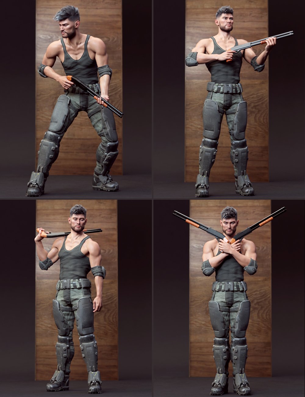 War Weapons Props and Poses for Genesis 8 and 8.1 Male War Weapons Props and Poses for Genesis 8 and 8.1 Male by: 3D Sugar, 3D Models by Daz 3D