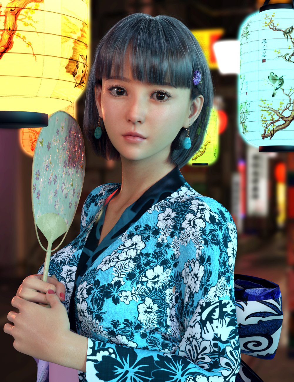 Vo Mieko for Genesis 8.1 Females by: VOOTW, 3D Models by Daz 3D