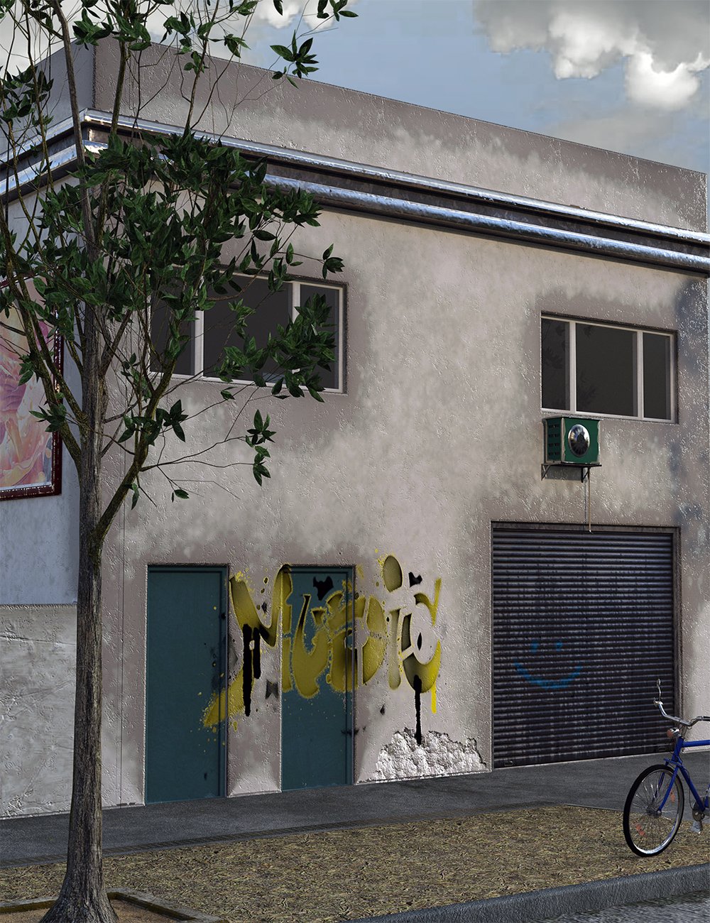 Street Vignette by: Shox-Design, 3D Models by Daz 3D