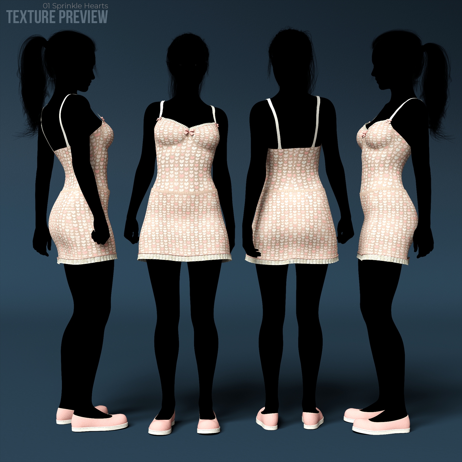 Sweeter Than Candy Outfit for Genesis 8 Female Sweeter Than Candy Outfit for Genesis 8 Female by: Lyoness, 3D Models by Daz 3D