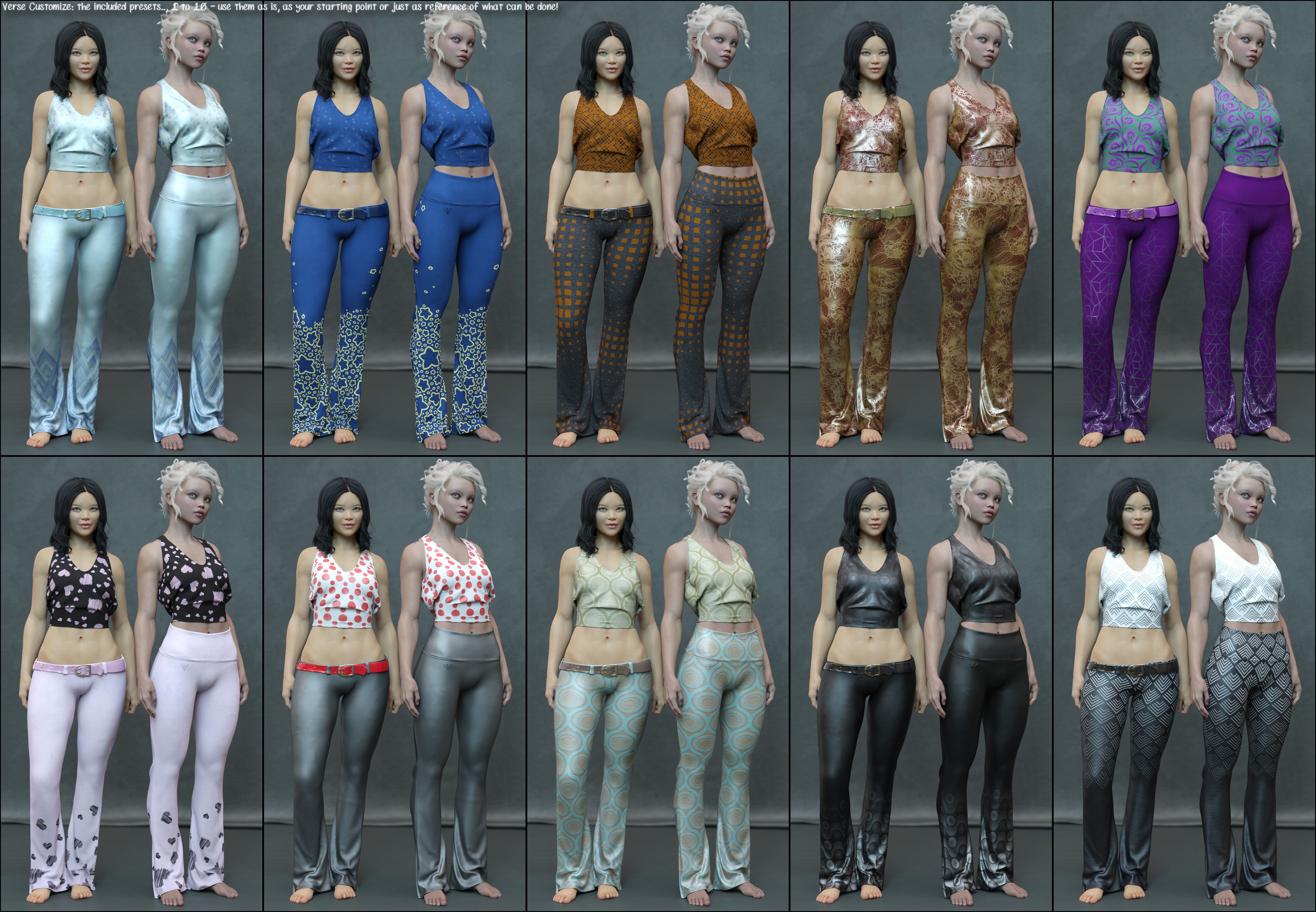 Customize for Verse Clothing Sets by: Aeon Soul, 3D Models by Daz 3D