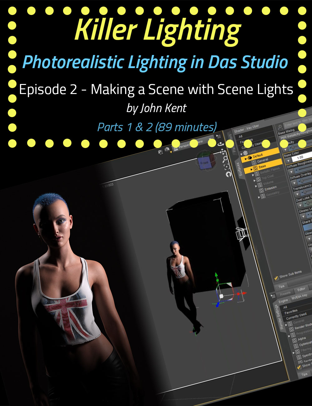Killer Lighting - Lighting for Photorealistic Renders - Part 2 Making a Scene with Scene Lights by: Cgan, 3D Models by Daz 3D