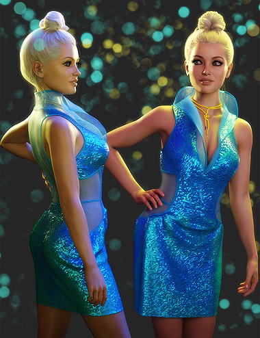 dForce Sizzler Outfit for Genesis 8 Females by: AmaranthPixelTizzyFit, 3D Models by Daz 3D