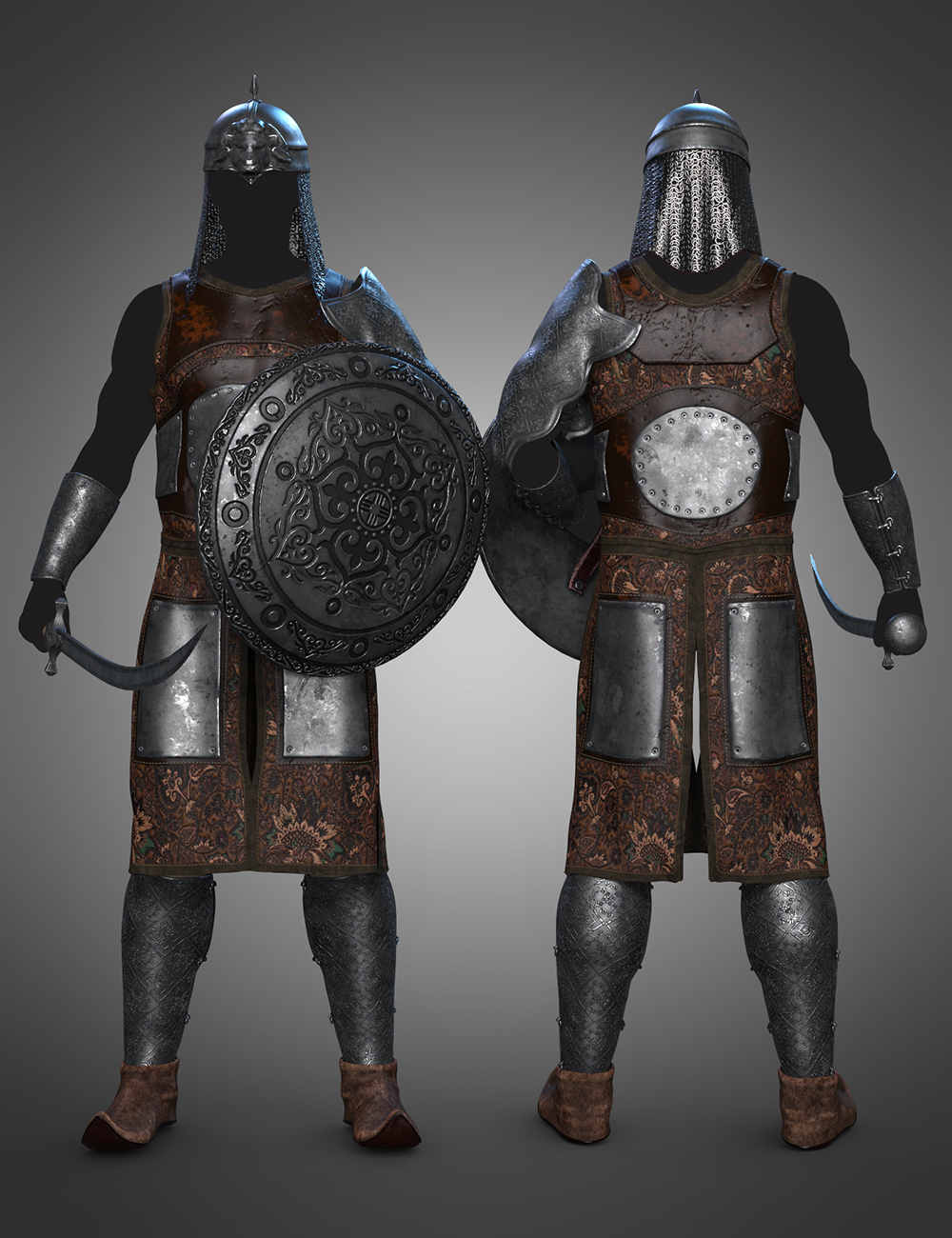 dForce Land Guard Outfit Textures by: SadeOdyssey, 3D Models by Daz 3D