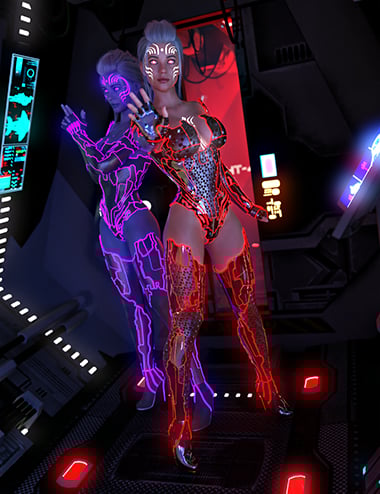 Electrified for CyberPunk Unlimited Outfit Electrified for CyberPunk Unlimited Outfit by: Vex, 3D Models by Daz 3D