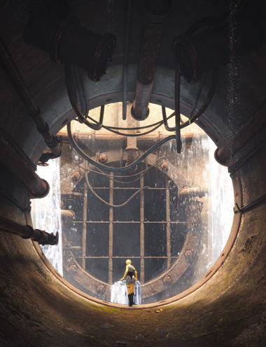 Sewer Tunnel by: Ansiko, 3D Models by Daz 3D