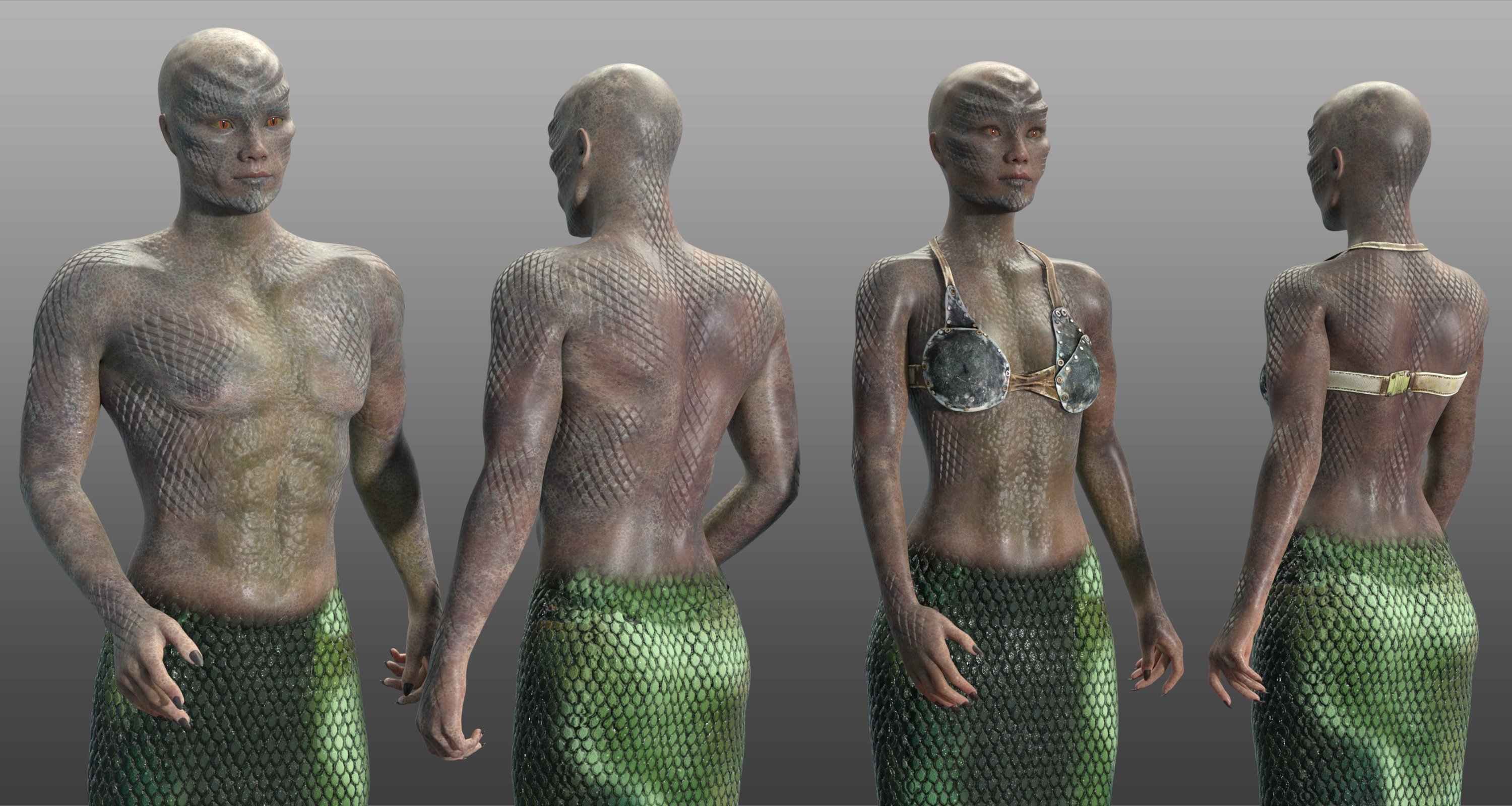 Lamia Mania - Genesis 8 Faces and Lamia Top Skin by: 3D-GHDesign, 3D Models by Daz 3D