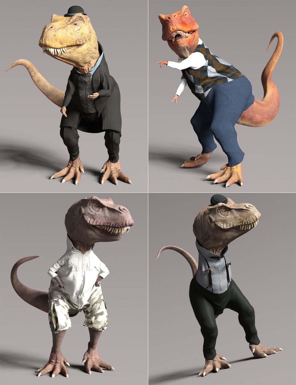 Rex HD for Genesis 8.1 Male by: JoeQuick, 3D Models by Daz 3D