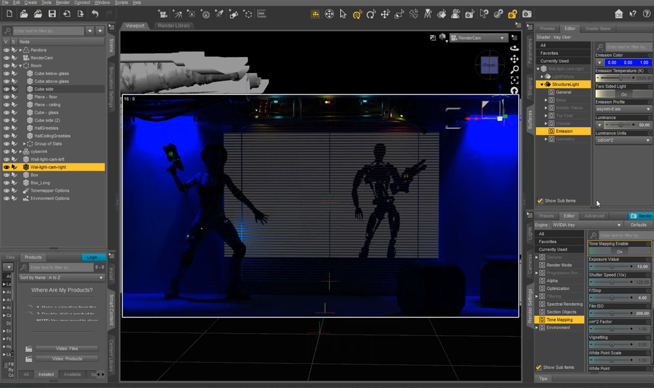 Killer Lighting - Lighting for Photorealistic Renders - Part 4 Interior Lighting by: Cgan, 3D Models by Daz 3D
