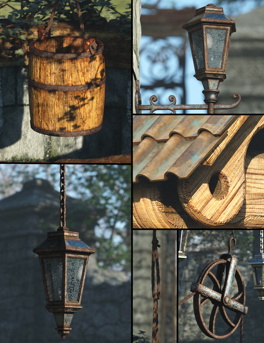 Wishing Well Textures Wishing Well Textures by: Shox-Design, 3D Models by Daz 3D