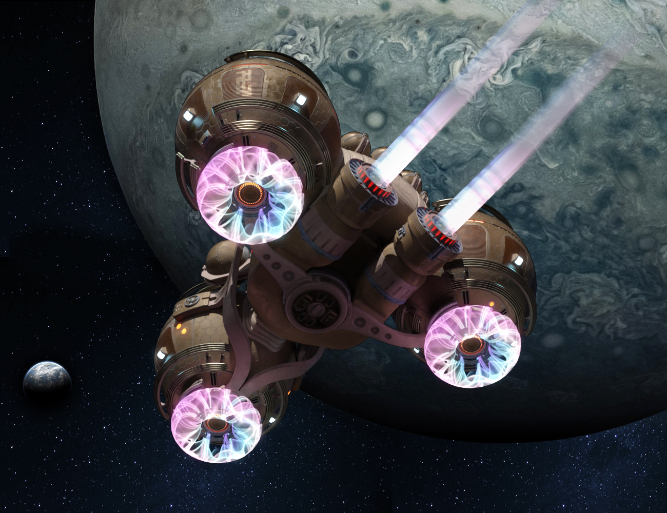 Starship Gaya by: petipet, 3D Models by Daz 3D